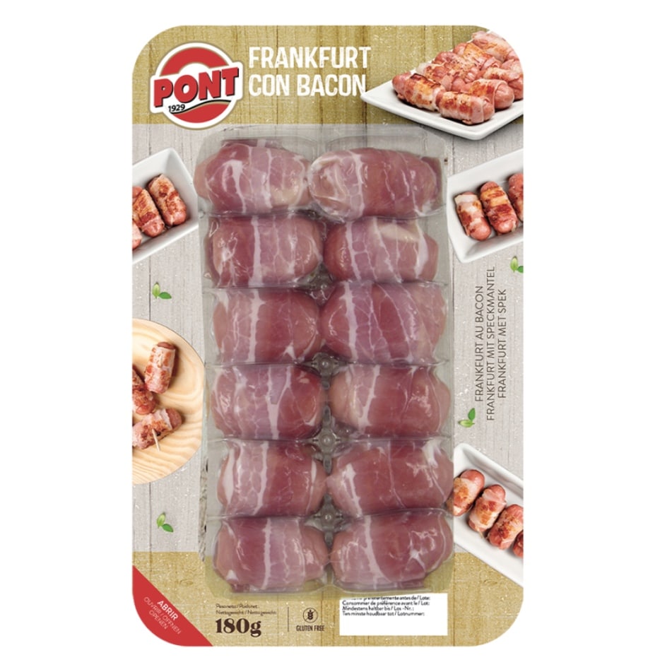 Frankfurt Coctel con Bacon 180 g. BONA