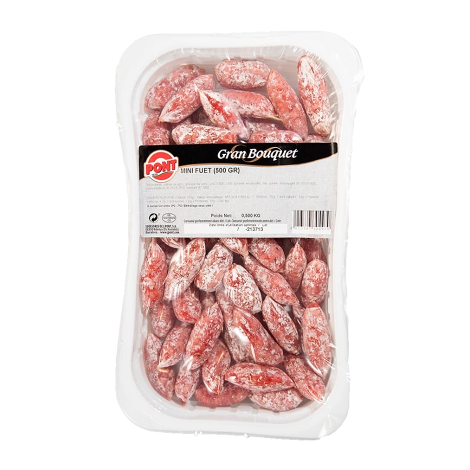 Mini fuet bandeja 05 kg BONA