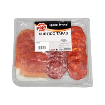 Surtido de Jamón, Chorizo y Salchichón (150g.)