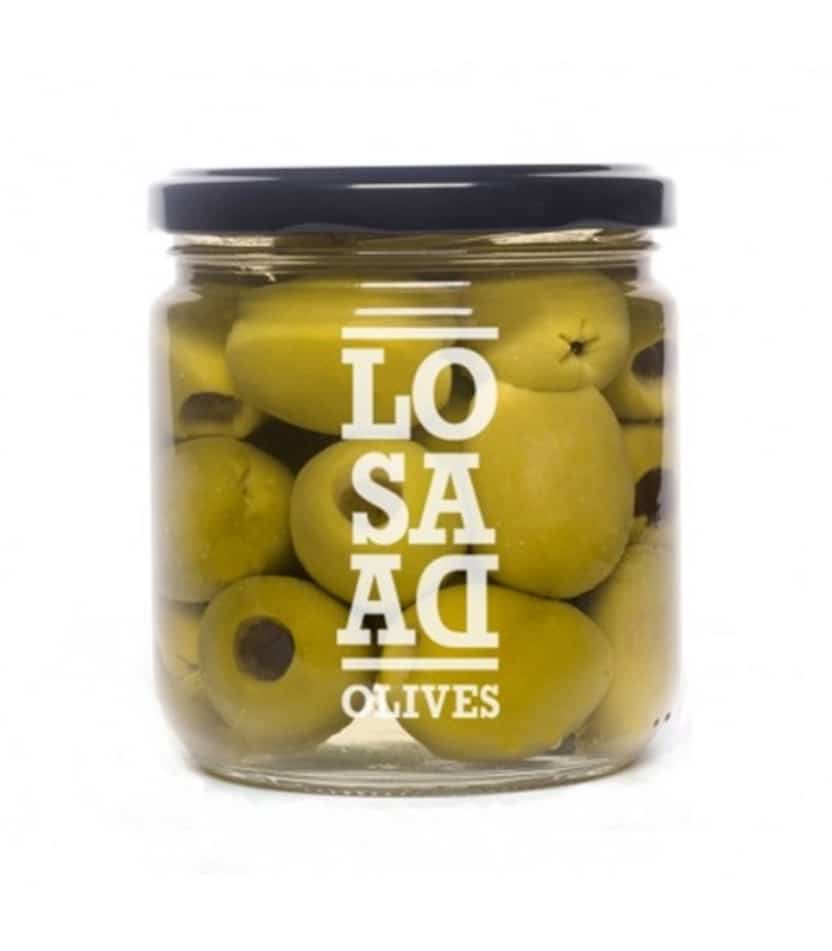 Aceitunas Gordal sin Hueso 345gr. Aceitunas Losada