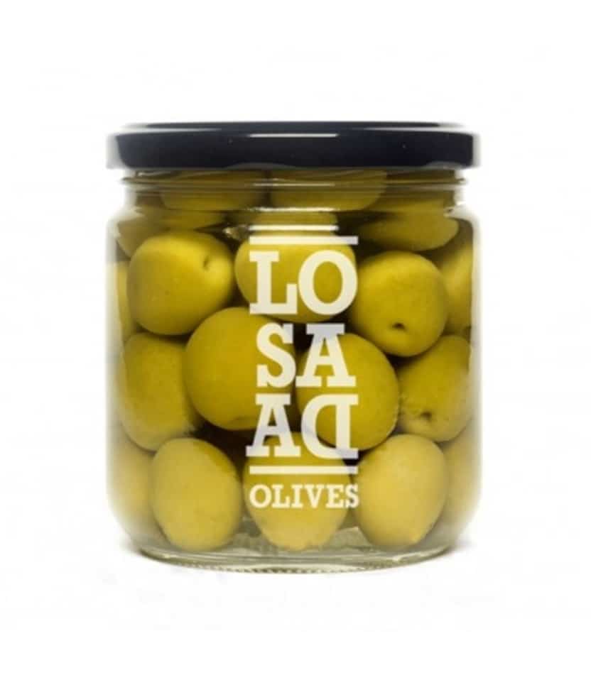 Aceitunas Manzanilla con Hueso 345gr. Aceitunas Losada