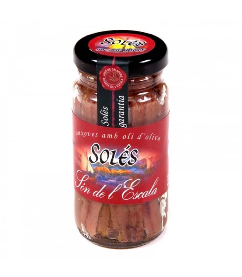 Anchoas en Aceite de Oliva 100gr. Salaons Solés