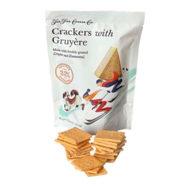 Aperitivos Crackers con Gruyère 45gr. The Fine Cheese Co.