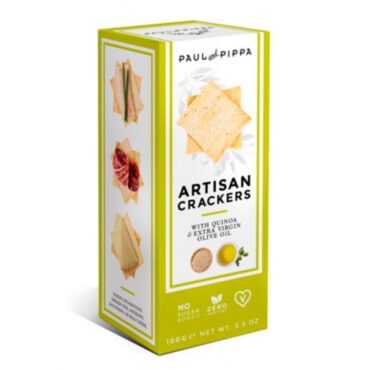 Artisan Crackers con Quinoa 130gr. Paul & Pippa