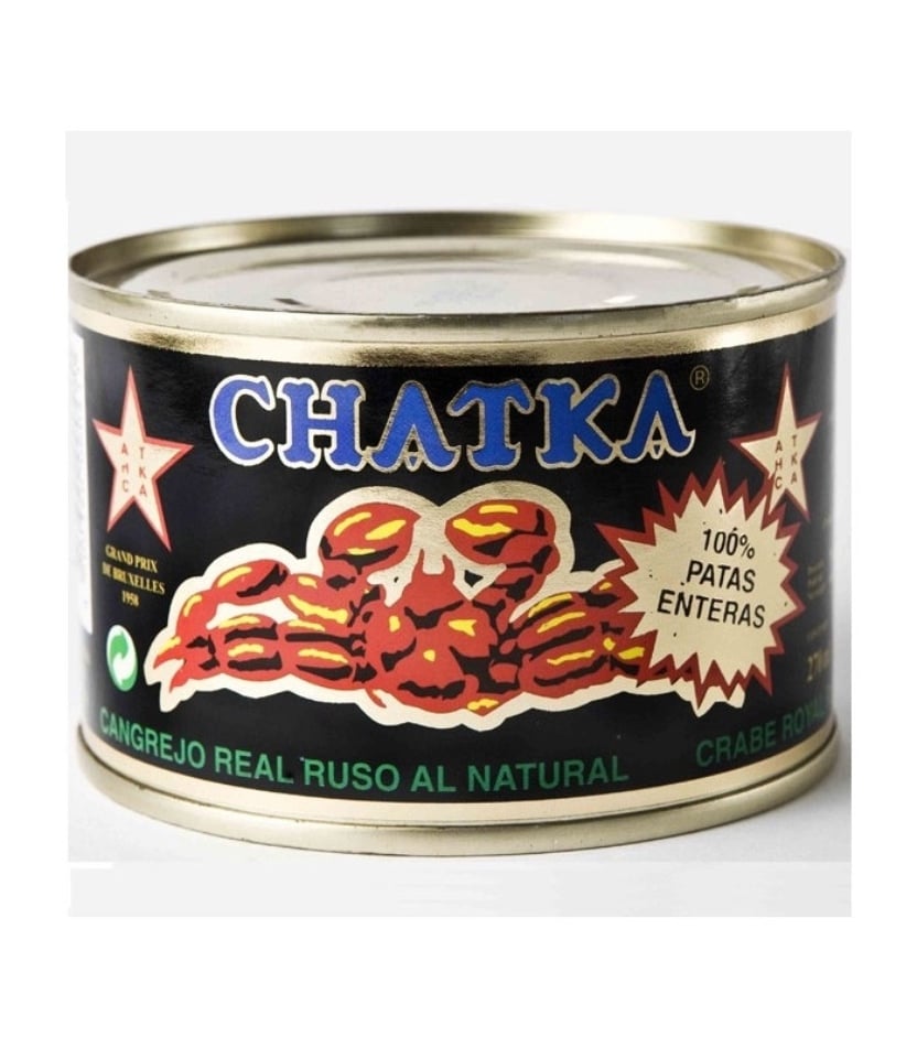 Cangrejo Real Ruso 100% Patas 185gr. Chatka