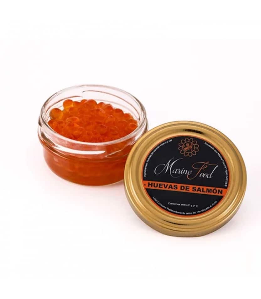 caviar de salmon salvaje del pacifico 50gr marine food 6un copia