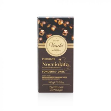 Chocolate Negro con Avellanas 100gr. Venchi