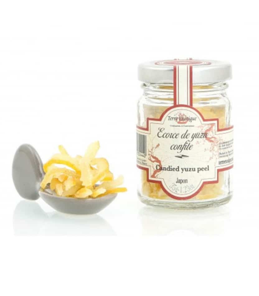 cortezas de yuzu confitadas 35gr terre exotique 6 ud copia