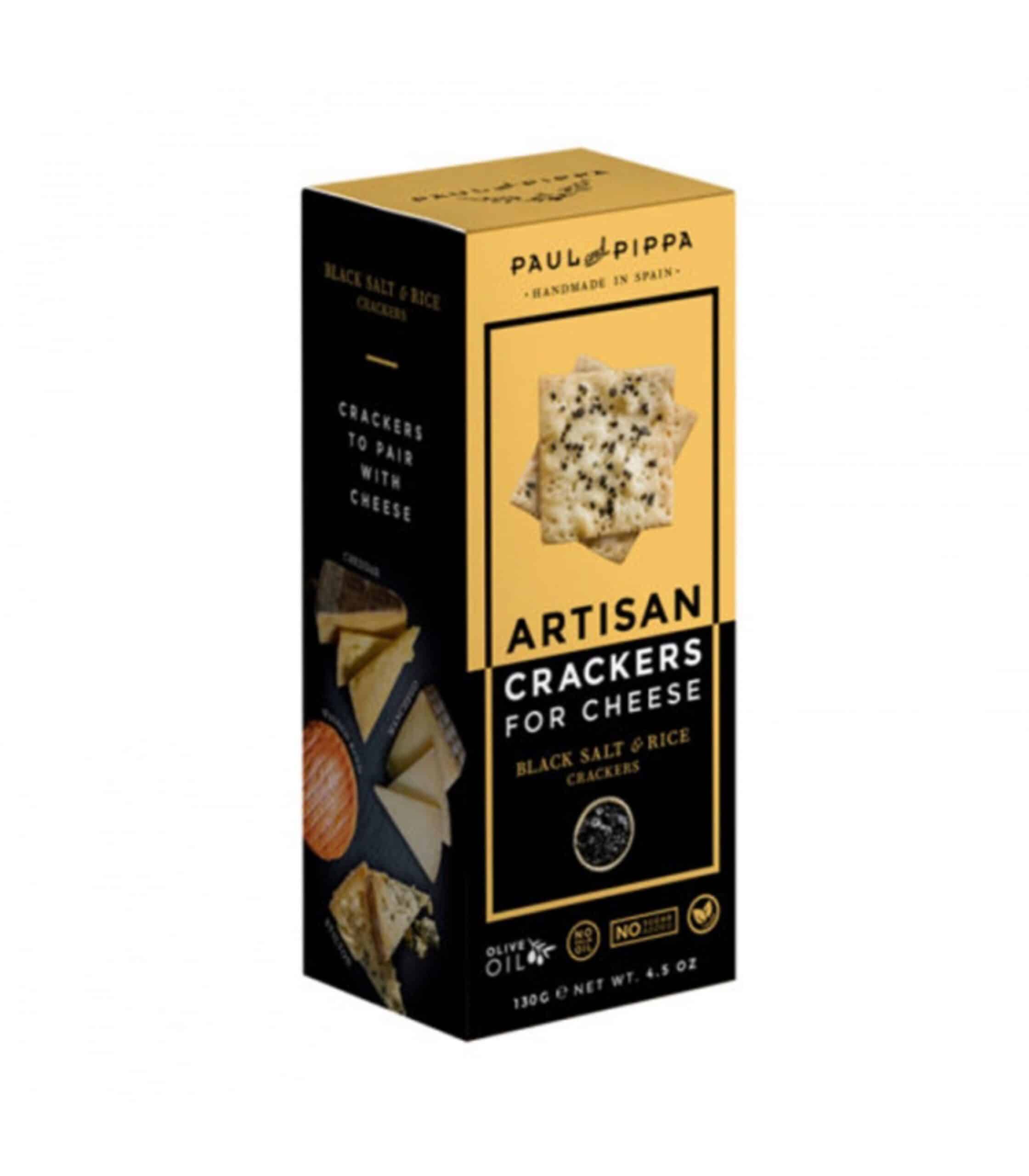 crackers de sal negra y quinoa 130gr paul pippa 10un copia scaled