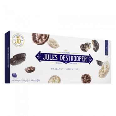 Florentinas Avellanas y Arroz Recubiertas de Chocolate 100gr. Jules Destrooper