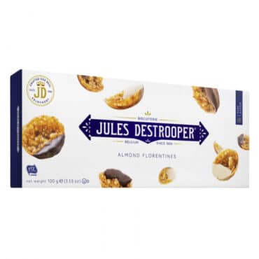 Florentinas con Almendras Recubiertas de Chocolate 100gr. Jules Destrooper