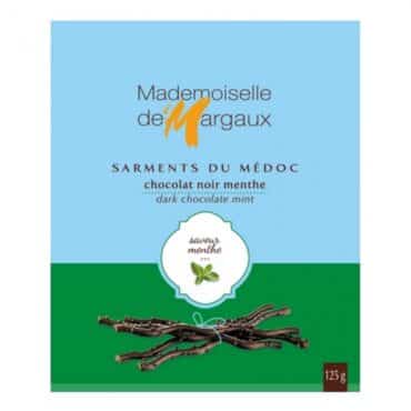 Sarments du Médoc de Chocolate Negro con Menta 125gr. Mademoiselle de Margaux
