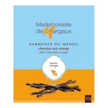 Sarments du Médoc de Chocolate Negro con Naranja 125gr. Mademoiselle de Margaux