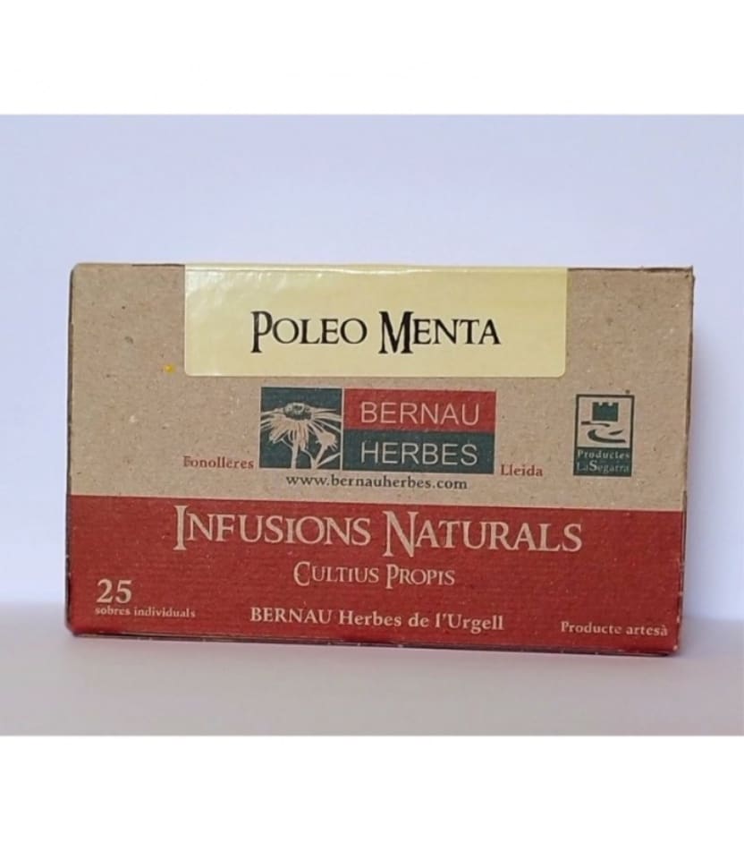 infusion poleo menta 25u bernau herbes de l urgell 10un copia