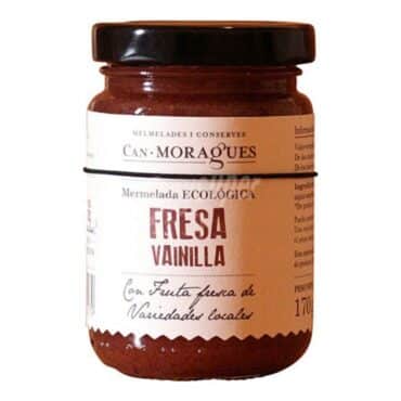 Mermelada Fresa Vainilla Ecológica 170gr. Can Moragues
