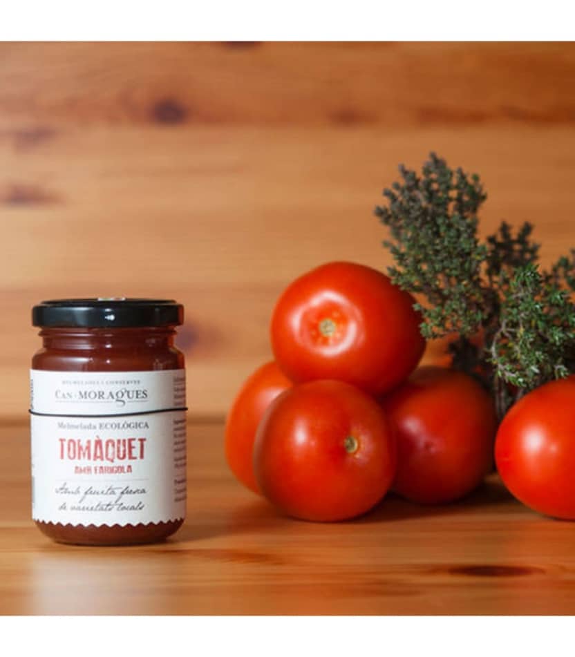 mermelada tomate con tomillo ecologica 170gr can moragues 6un copia
