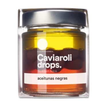 Oliva Negra Esférica Drops (20 olivas) 40gr. Caviaroli