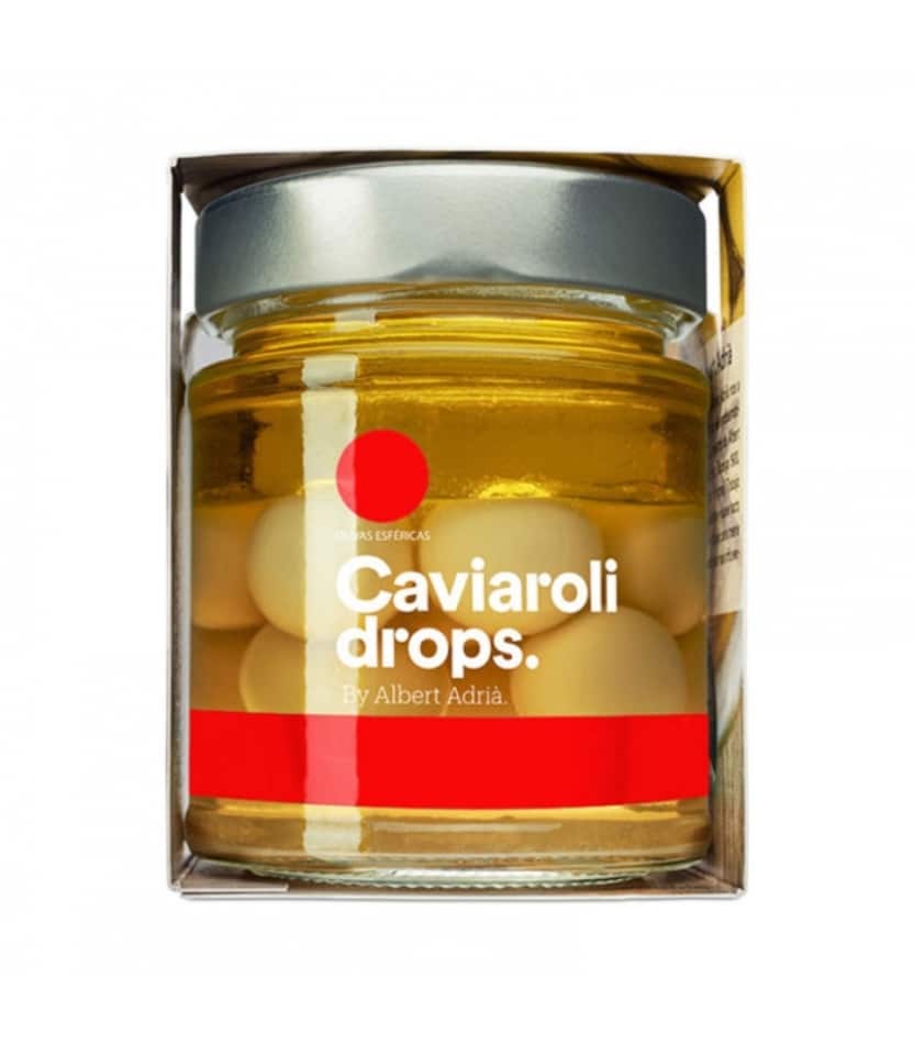 Oliva Picante Esférica Drops (12 olivas) 60gr. Caviaroli