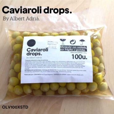 Oliva Verde Esférica Drops (100 olivas) 500gr. Caviaroli