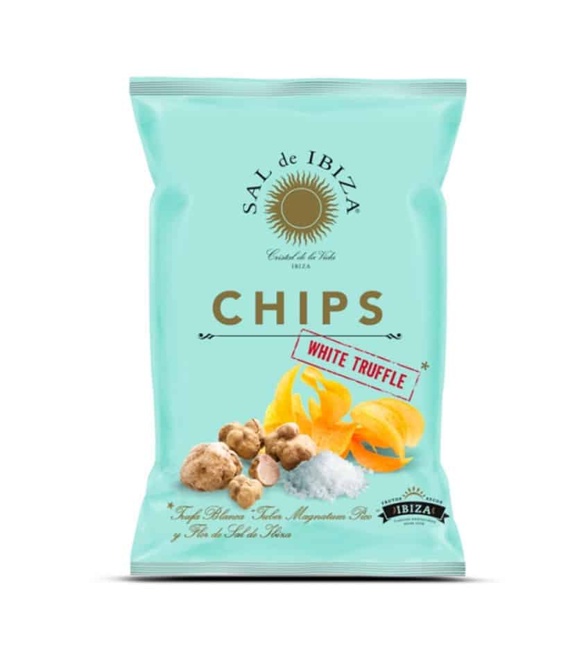 patatas chips con trufa blanca y flor de sal de ibiza 125gr sal de ibiza 8un copia
