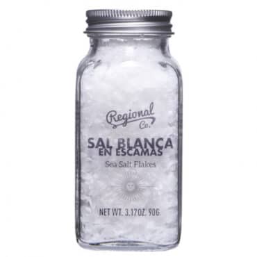 Sal Blanca en escamas 90gr. Regional Co
