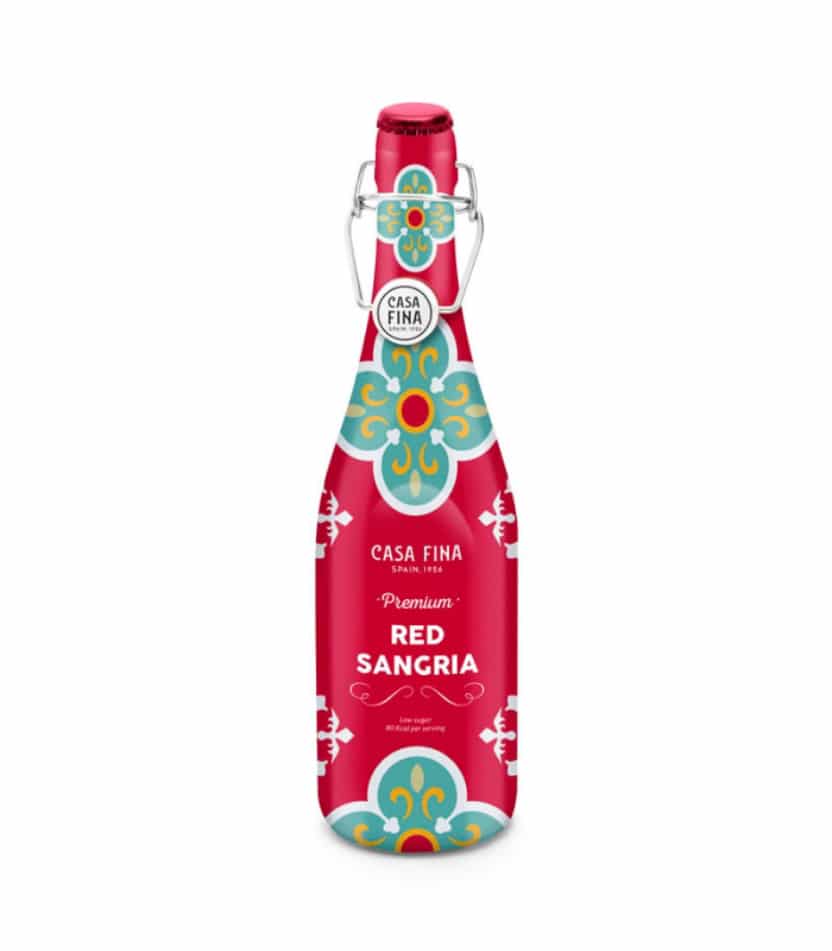 sangria vino tinto 75cl casa fina 6un copia