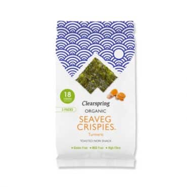 Snack de Alga Nori con Cúrcuma 4gr. Clearspring