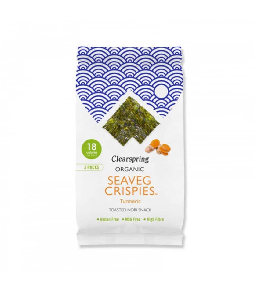 snack de alga nori con curcuma 4gr clearspring 16un copia