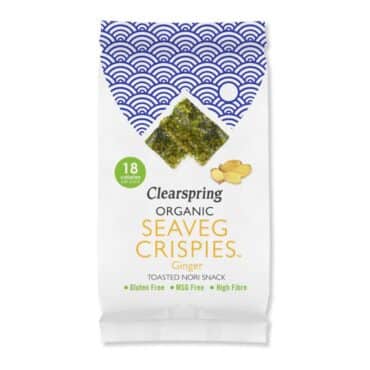 Snack de Alga Nori con Jengibre 4gr. Clearspring