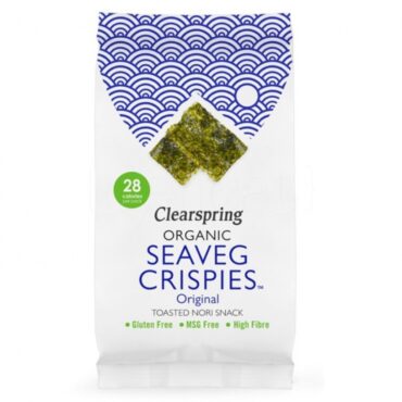 Snack de Alga Nori Tostada 4gr. Clearspring