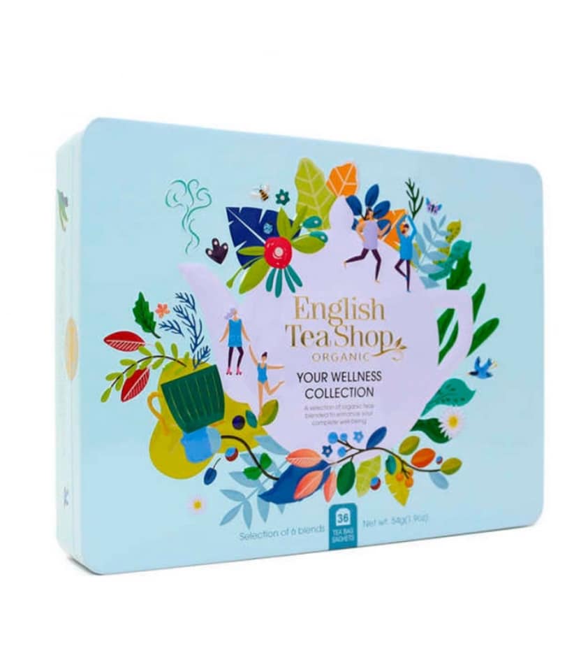 surtido te coleccion wellness lata 54gr english tea shop 6un copia