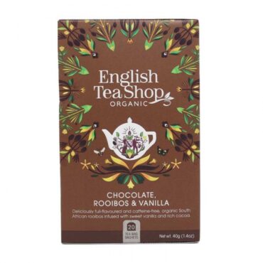 Té Rooibos con Chocolate y Vainilla 40gr. English Tea Shop