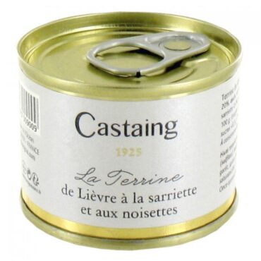 Terrina de Liebre a las Avellanas 67gr. Castaing