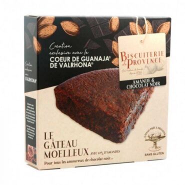 Torta de Almedra y Chocolate Negro de Valrhona sin gluten 225gr. Biscuterie de Provence