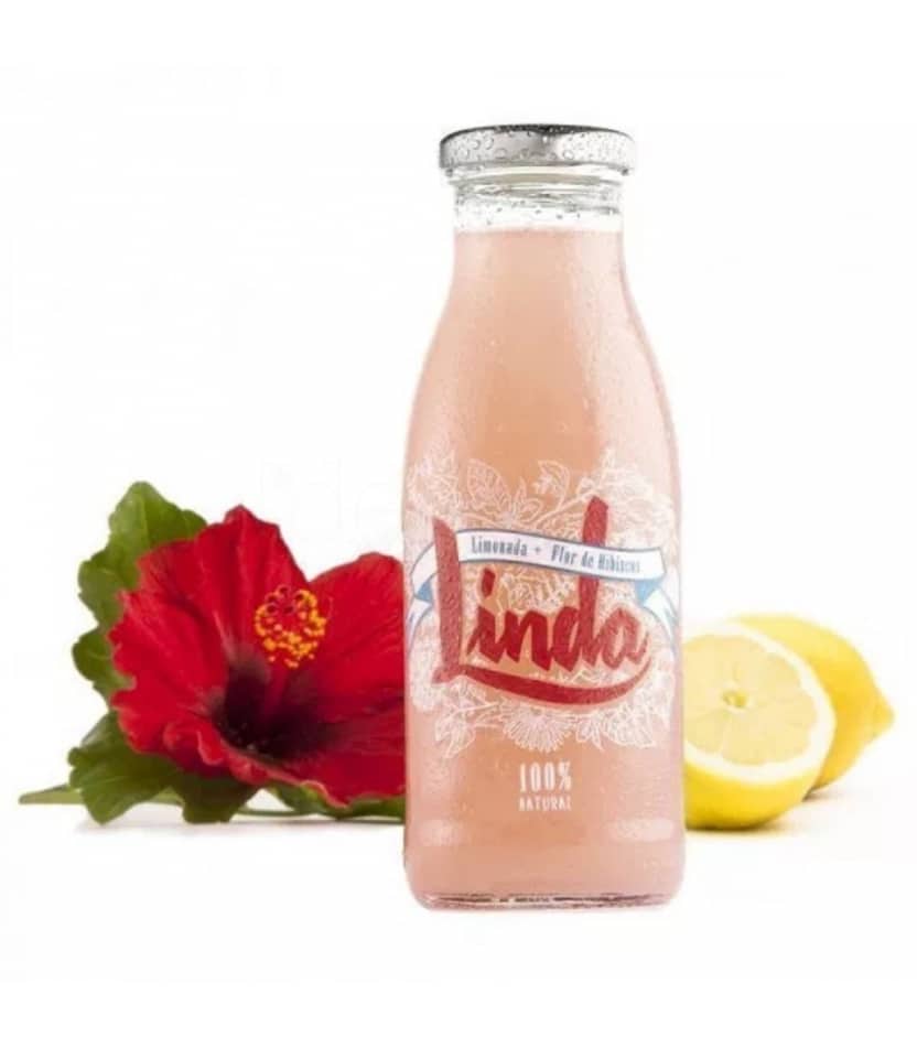 zumo linda limon con flor de hibiscus bio 250ml linda 24un 1 copia