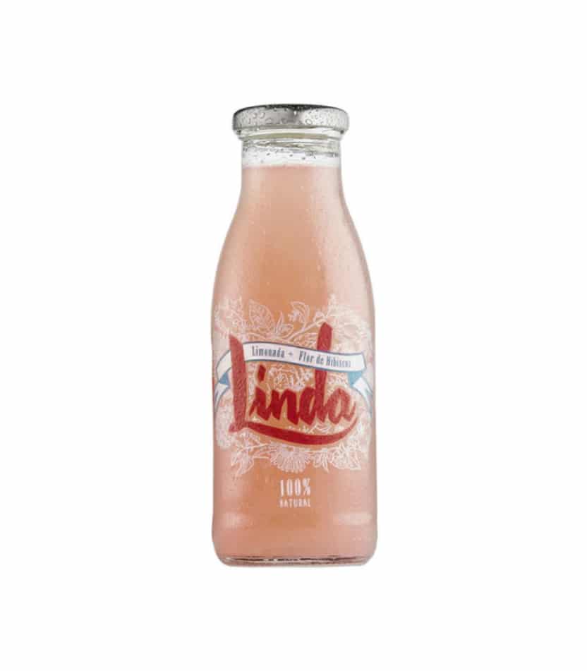 zumo linda limon con flor de hibiscus bio 250ml linda 24un copia