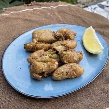 Alcachofas en Tempura (8 trozos)