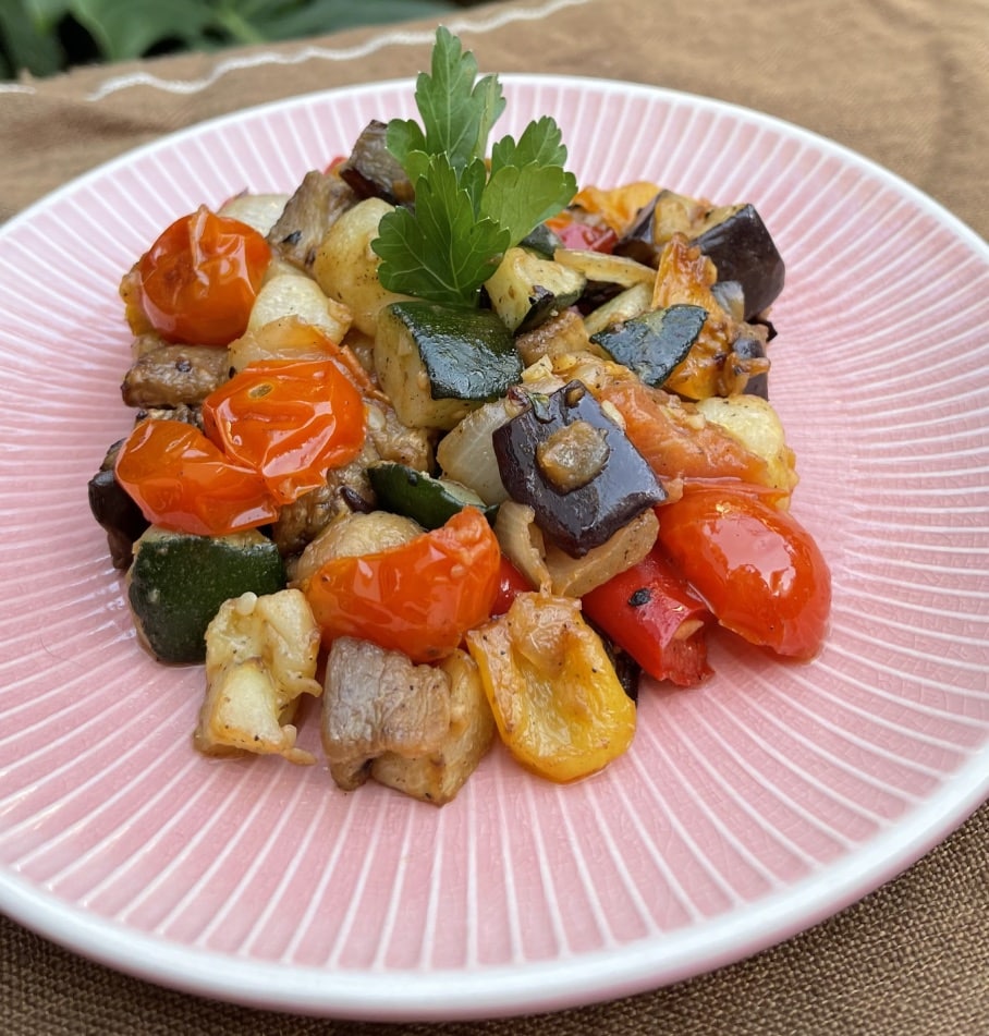 Salteado de Verduras Asadas 1