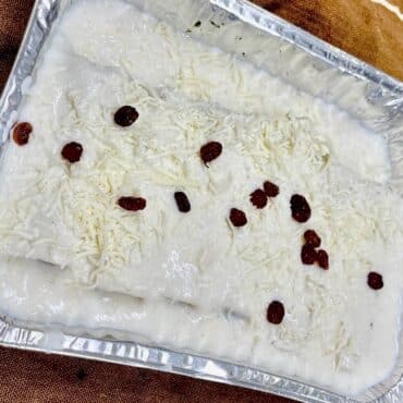 Canelones de Espinacas (A punto para Gratinar) 6 u