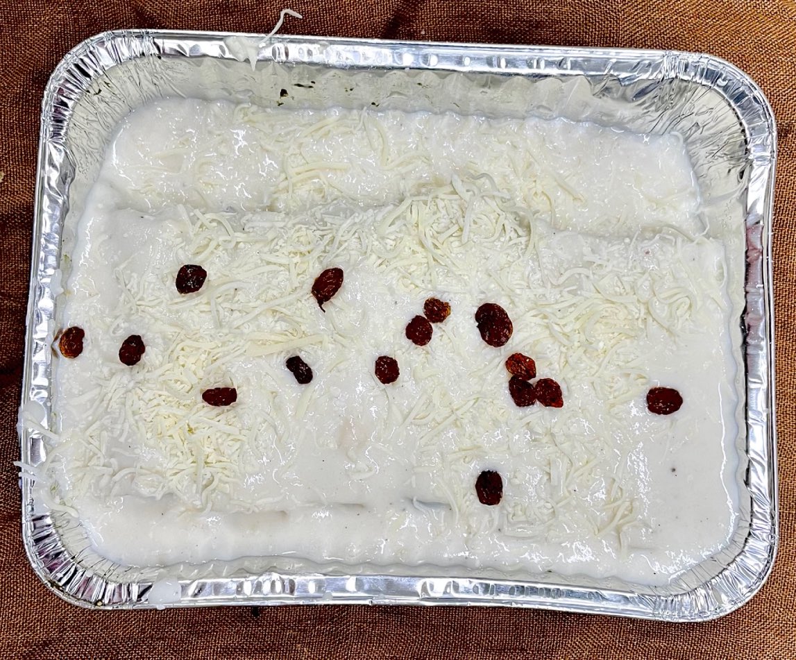 Canelones de Espinacas A punto para Gratinar 6 u 2