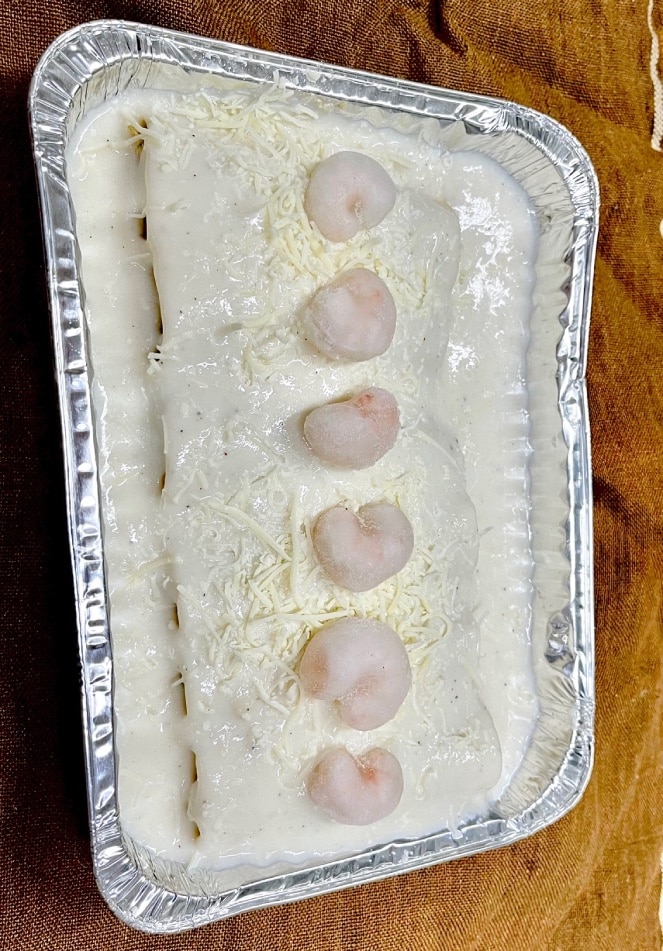 Canelones de Marisco A punto para Gratinar 6 u 4