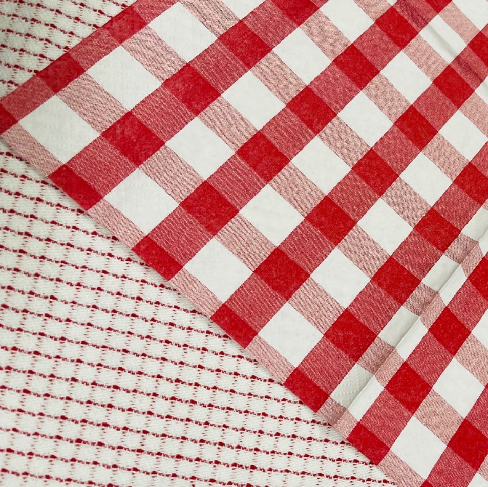 Servilleta Vichy Grande 33x33 cm 1