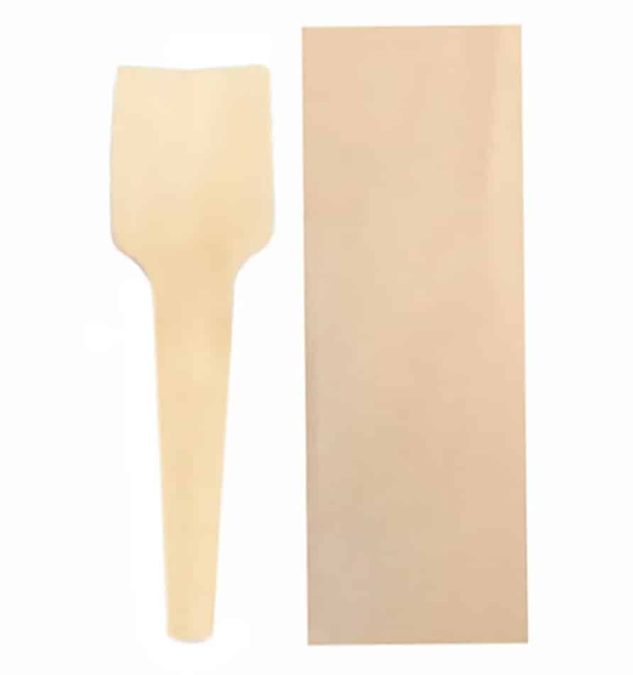 cucharilla de madera plana para helados 95mm 3000 uds copia
