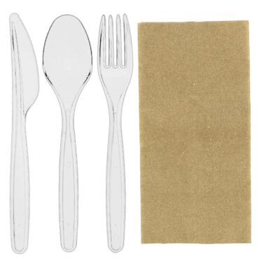 Set Cubiertos Reutilizables 3 Piezas + Servilleta