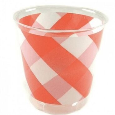 Vaso Vichy Rojo (semi rígido)