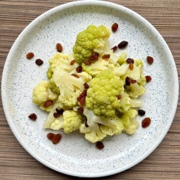 Brócoli con Pasas