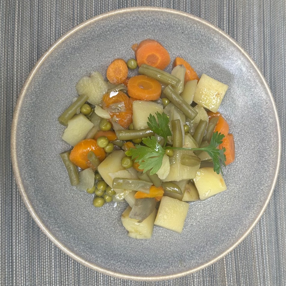 Menestra de verduras (con guisantes) 1