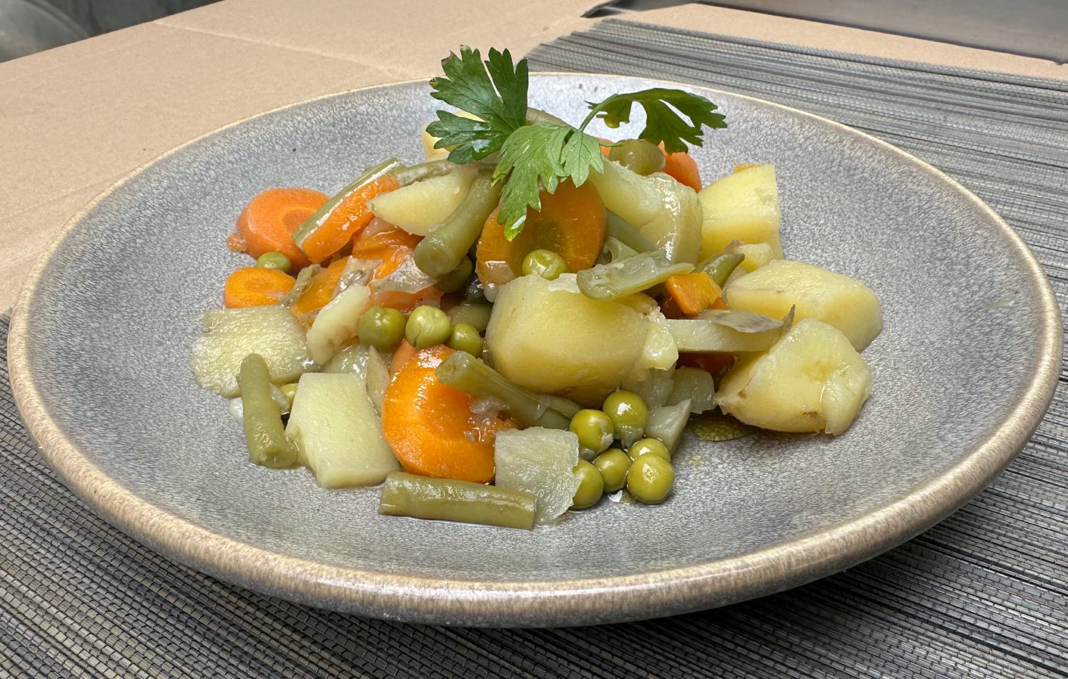 Menestra de verduras (con guisantes) 2