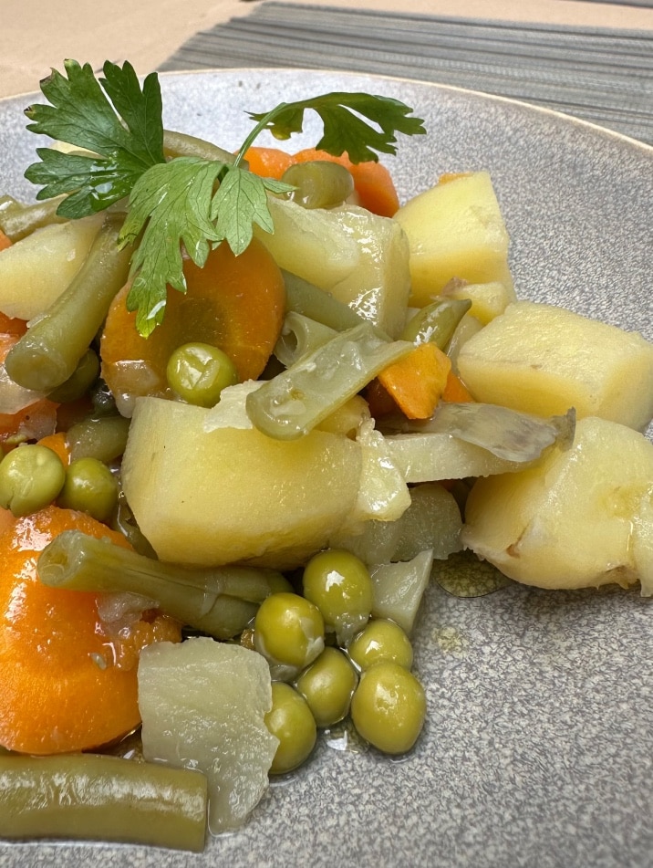 Menestra de verduras (con guisantes) 4