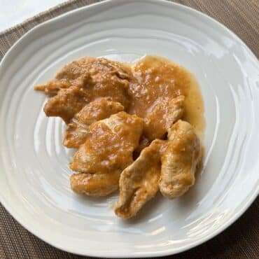 Pechuga de Pollo con Salsa de ALmendras 4